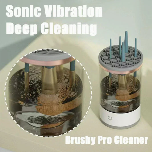 ⏰ Limited Time Discount up to 50% Off! Rechargeable Makeup Brush Electric Cleaner 🤩