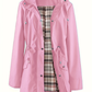 🔥Hot Sale 50% off🔥Solid Color Casual Jackets, Waterproof Windbreaker Coats, Hooded Windbreaker