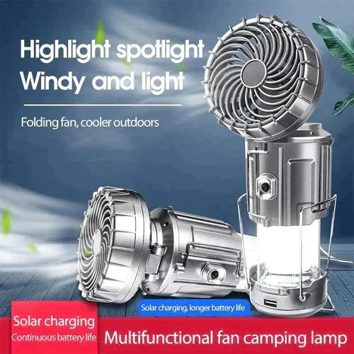 🎁 Hot Sale 49% OFF 🔥Portable LED Camping Lantern With Fan