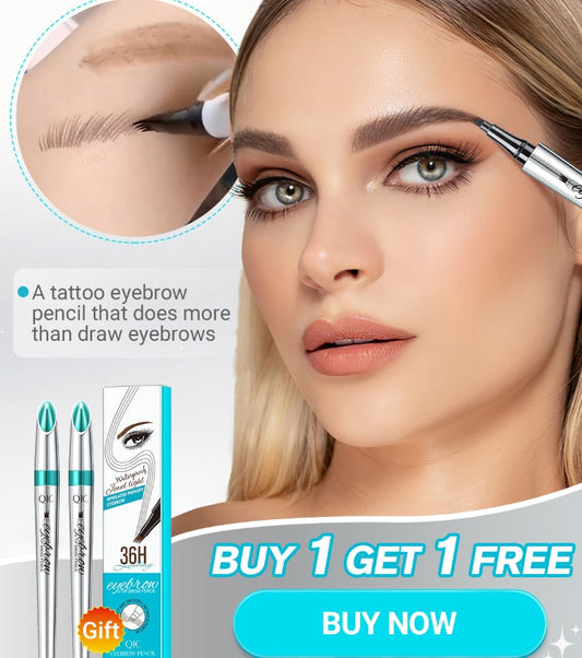 💥Limited Buy 1 Get 1 Free🎉High Quality 3D Waterproof Microblading Eyebrow Pen 4 Fork Tip Tattoo Pencil