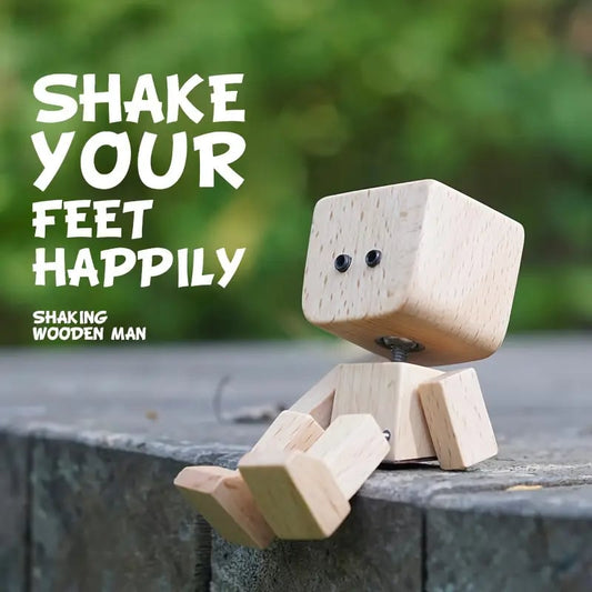 🔥Handcrafted Charming Little Wooden Figure That Sways