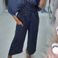 🎉Hot Sale - 49% off🔥 Polka Dot Printed Elastic Waist Jumpsuit