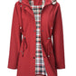 🔥Hot Sale 50% off🔥Solid Color Casual Jackets, Waterproof Windbreaker Coats, Hooded Windbreaker