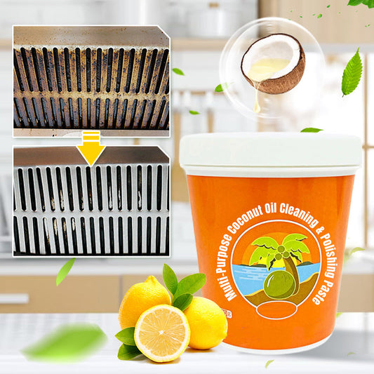 🔥2025 Hot Sale🔥Multi-Purpose Coconut Oil Cleaning & Polishing Paste