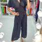 🎉Hot Sale - 49% off🔥 Polka Dot Printed Elastic Waist Jumpsuit