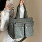 Ultra-light casual large capacity retro shoulder bag
