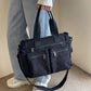 Ultra-light casual large capacity retro shoulder bag