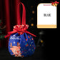 Christmas Drawstring Apple Candy Gift Bag