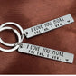 💓 "I love you more in the end I win" Funny keychain for birthday