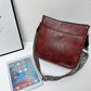 Colorful Straps Crossbody Leather Bags