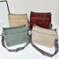 Colorful Straps Crossbody Leather Bags