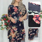 New Arrival🌸Women's Elegant Rose Print Loose Dress