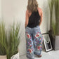 2025 New Arrival- 49% OFF🔥Women's Drawstring Faux Denim Casual Pants