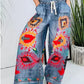 2025 New Arrival- 49% OFF🔥Women's Drawstring Faux Denim Casual Pants