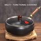 💥 Pure Hand Forged Cast Uncoated Thick Iron Skillet🍳