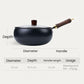 💥 Pure Hand Forged Cast Uncoated Thick Iron Skillet🍳