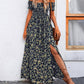 Women's Elegant Floral Off-Shoulder Dress