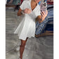 Women's Chic Casual Lapel Collar A-line Dress