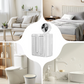 Wall Mounted Suction Cup Transparent Tissue Organizer