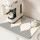 Minimalist Non-Slip Water-Absorbing Mat for Tabletops