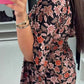 💜Time-limited Special 50%OFF⏰V-neck Printed Maxi Dress with 3/4 Sleeves