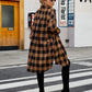 🔥2025 NEW SALES - 50% OFF🔥Women's Autumn Button Down Flannel Shirts Plaid Shacket Collared Long Jacket Coats